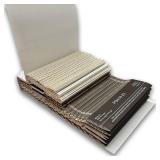 Derf Home Custom Bamboo Shades Sample Fabric Booklet of Custom Cordless Bamboo Roman Shade Blind for Windows and Doors,10 Options