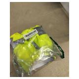 JKSafety 9 Pockets Class 2 High Visibility Zipper Front Safety Vest With Reflective Strips,Meets ANSI/ISEA Standard (XX-Large, Yellow)