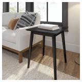 Mid-Century Modern Square Side Table - 20" - Black