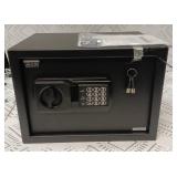 Pen + Gear Safes Model 44E20 with Electronic Lock Backup Key 1 Shelf Black RETAIL $60.00