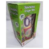 Megcos Carry-Along Stacking Cups & Sorter Bucket -Affordable Gift for your Little One! Item #LMID-1034