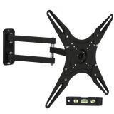 New Mount-It! Full Motion TV Wall Mount w/ Articulating Arm | Tilt, Swivel, and Rotation Motion Mount | Flat Screen Bracket for 23-55” | VESA Compatible up to 400x400 | MI-2065L