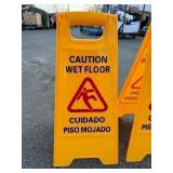 3 New PrimeSource 24” Wet Floor Signs