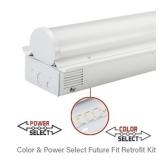 New Keystone FutureFit 8’ XFit LED Retrofit Strip Kit - 0-10V DIMMING - 35K / 4K / 5K - 4,865 THRU 7,260 LUMENS - 120-277V