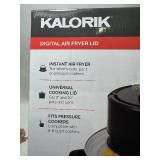 New Kalorik Digital Universal Air Fryer Lid, Black