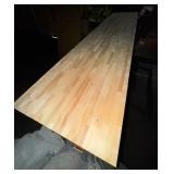 New allen + roth 7’x18”x1.5” Natural Hevea Butcher Block Countertop