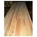 New allen + roth 7’x18”x1.5” Natural Hevea Butcher Block Countertop