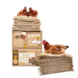 Eaton Pet and Pasture, Premium Laying Hen Nesting Pads, USA Grown & Sustainably Harvested, 13 x 13 (10 Pack)