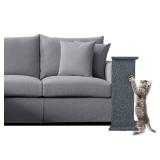 Klever Kitty Cat Scratching Post and Couch Protector - Durable Furniture Protector from Cat Claws, Protects Sofa Corners, Prevents Ruining Your Couch, Soft Fabric Designed to Promote Nail Health