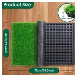 Dog Grass Pottyï¼Dog Grass Pee padï¼Indoor/Outdoor Portable Pet Loo with Trayï¼Medium Reusable Pet Litter Box Training Pads Toilet Tray with 2 Pcs Dog Grass Pee Pads for Replacementï¼ 