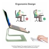 Laptop Stand,Ergonomic Aluminum Laptop Mount Computer Stand,Detachable Laptop Riser,Notebook Holder Stand Compatible with MacBook Pro/Air HP Lenovo Samsung,Dell,All 10-17.3" Laptops (Apple Green)