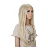 TANTAKO Kids Long Blonde Princess Wig - Kids Halloween Costume Accessories Blonde Wigs Synthetic Fancy Dress Play Wigs (blonde)