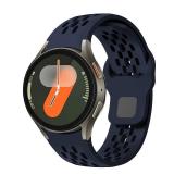 Breathable Bands for Samsung Galaxy Watch 7/6/5/4/FE Band 40mm 44mm/Galaxy Watch 6 Classic 47mm 43mm/Watch 4 Classic 46mm 42mm/Watch 5 pro 45mm,No Gap Silicone Sport Strap Correa Replacement Men/Women