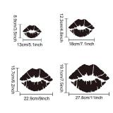 MAYJOYDIY 4pcs Lip Stencil Kiss Lips DIY Stencil 4Sizes 6~12inch Lips Lipstick Mouth Painting Stencils Reusable Red Lips PET Stencils for Gift Album Wall Furniture Room Decor Summer T-Shirts