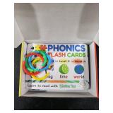 Phonics Flash Cards - Learn to Read in 20 Stages - Digraphs CVC Blends Long Vowel Sounds - Games for Kids Ages 4-8 Kindergarten First Second Grade Homeschool Educational Study Activity