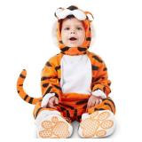 Spooktacular Creations Halloween Baby Tiger Costume Set for Kids,Toddler Deluxe Halloween Dress Up Party, Animal and Cartoon Characters Theme Party (3T)