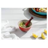 Le Creuset Stoneware Mortar and Pestle Set, 10 oz., White