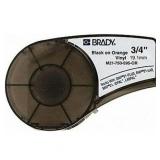 Brady Label Cartridge Black/Orange 3/4 In. W M21-750-595-OR - Retail: $366.9