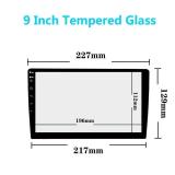 Car Screen Protector for 9 inch Car GPS Navigation System High Definition Android Radio Car Stereo Screen Protector Fit for Po-do-fo Teyes CC3 CC2 CC2L Spro X1 Plus Double Din (9 inch)