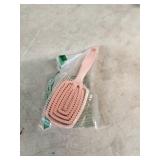 Crave Naturals FLEX DMC Detangling Brush for Thick Hair - Glide Thru Detangling Brush - Hair Brush Detangler for All Hair Types - Flexible Layers Square Paddle Hairbrush - Pink - Comfort Grip