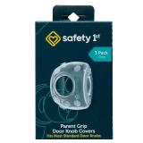 Safety 1st Parent Grip Door Knob Covers 3 Pack, Crystal Clear