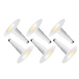 Soliseed 6 Pack 4 Inch 5CCT Retrofit LED Recessed Lighting,Selectable 2700K/3000K/3500K/4000K/5000K Length Adjustable Retrofit Downlight,6.5W=40W,500LM,Dim,Bevel Trim,Can Lights Easy Install