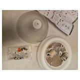 Project Source 11-in W White Ceiling Flush Mount