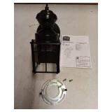 Secure Home 9.52-in H Matte Black Motion Activated Outdoor Wall Light