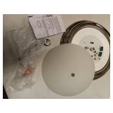 Project Source 13-in Satin Nickel Led, Flush Mount Light