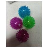 Gorilla Spiky Ball Floating Dog Toy (3 Pack) - Medium | Vanilla Scented Super Durable TPR Rubber | Ultra Light, Strong & Bouncy | Play Fetch with Your Pet, Colors Will Vary SQUEEKY TOY