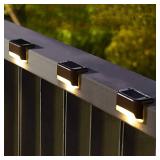 SOLPEX Solar Deck Lights Outdoor 16 Pack, Solar Step Lights Waterproof Led Solar lights for Outdoor Stairs, Step , Fence, Yard, Patio, and Pathway(Warm White)