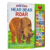 World of Eric Carle, Hear Bear Roar 30-Button Animal Sound Book - Great for First Words - PI Kids