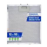 Range Hood Filter Replacement 12" x 10.5" for W10169961A Whirlpool Vent Hood Filter - Aluminum Mesh Stove Vent Filter - Blocks and Filters Kitchen Air Grease in Oven Overhead Exhaust Fan (1-Pack)