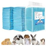 A 20 Pcs Rabbit Pee Pads, Disposable Super Absorbent Diaper, Pet Toilet/Potty Training Pads for Guinea Pigs, Hedgehog, Hamsters, Chinchillas, Cats, Dogs