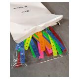 Jetec 48 Pieces Vinyl Wristband Plastic Event Wristband Colored Wristband for Events Concerts Carnivals Nightclubs, Multi-Color (Classic Style)