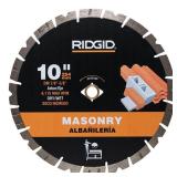 10 in. Masonry Cutting Segmented Rim Diamond Saw Blade - Retail: $75.97