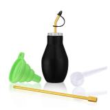 Bulb Duster Sprayer Insect Buster Handheld, 7" Extendable Applicator Dispenser for Diatomaceous Earth & Other Home Powder Applications Non-Toxic Assemble Garden Farm