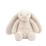 Best Pet Supplies Interactive Bunny Buddy Dog Toy with Crinkle and Squeaky Enrichment for Small and Medium Breed Puppies or Dogs, Cute and Plush - Bunny (Beige)