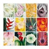 2025 Wall Calendar [13 pages 8"x12"] Flowers Wildflowers by Georgia O Keeffe Vintage Retro Posters Modern Museum Art