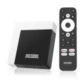 Android TV Box 11.0, MECOOL KM7 Plus Smart TV Box 4K HDR 2GB 16GB Support 2.4G/5.0G/BT 5.0/AV1 Google TV Remote Streaming Media Player with Amlogic S905Y4 Netflix Google Assistant Dolby Atmos - Retail