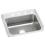 Elkay Psr2522 Celebrity 25 Drop In Single Basin Stainless Steel Kitchen Sink - 3 Faucet - Retail: $563.27