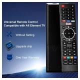 Universal Remote Control Replacement Compatible with 99% Element TV