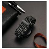 Moran Stainless Steel Watch Band Quick Release Replacement Metal Strap 20mm 22mm for Men Women