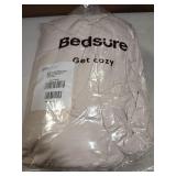 Bedsure Queen Comforter Set - Beige Comforter Queen Size, Soft Bedding for All Seasons, Cationic Dyed Bedding Set, 3 Pieces, 1 Comforter (90"x90") and 2 Pillow Shams (20"x26"+2")