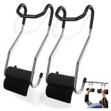 SEMEDOYO Dumbbell Spotter Hooks Barbell Attachment: for Shoulder and Chest Bench Press Hanging Dumbbells to Barbells Safety Hanger Attachment Improve Strength Performance