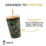 Sok It Java Sok NHL Iced Coffee & Cold Soda Insulated Neoprene Cup Sleeve (Philadelphia Flyers, Small: 16-20oz)