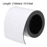 uxcell Dry Erase Magnetic Strip 4 Inch X 6.5 Feet Magnetical Tape Labels Stickers Writable for Whiteboards Refrigerator and Crafts