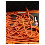 4000LB Kit Deluxe Double Sided Fishing Magnet Super Strong | Includes Case, Rope, Gloves, Hook, Glue and Durable Orange Rubber Protector | (1814KG) 5.3in(135mm)| Lake Treasure Hunt - Retail: $142.88