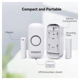 Door Alarms for Kids Safety, VOXON Window Alarm Door Alarm for Home Security Personal Security Window Alarms Sensor Burglar Door Alarm for Pool, Cars, Sheds, Caravans DIY Kit Pack of 2