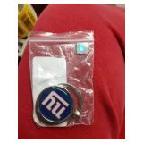 NFL Siskiyou Sports Fan Shop New York Giants Chrome Key Chain One Size Team Colors